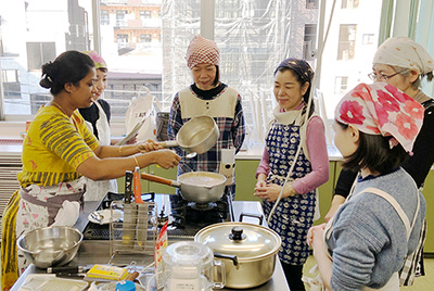 「料理部2020　インド料理試作会」